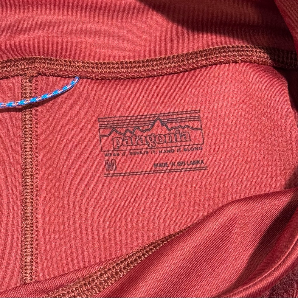 Patagonia Women's Medium Red Orange Pack Out Hike Tights Gorpcore Outdoor - Picture 3 of 6